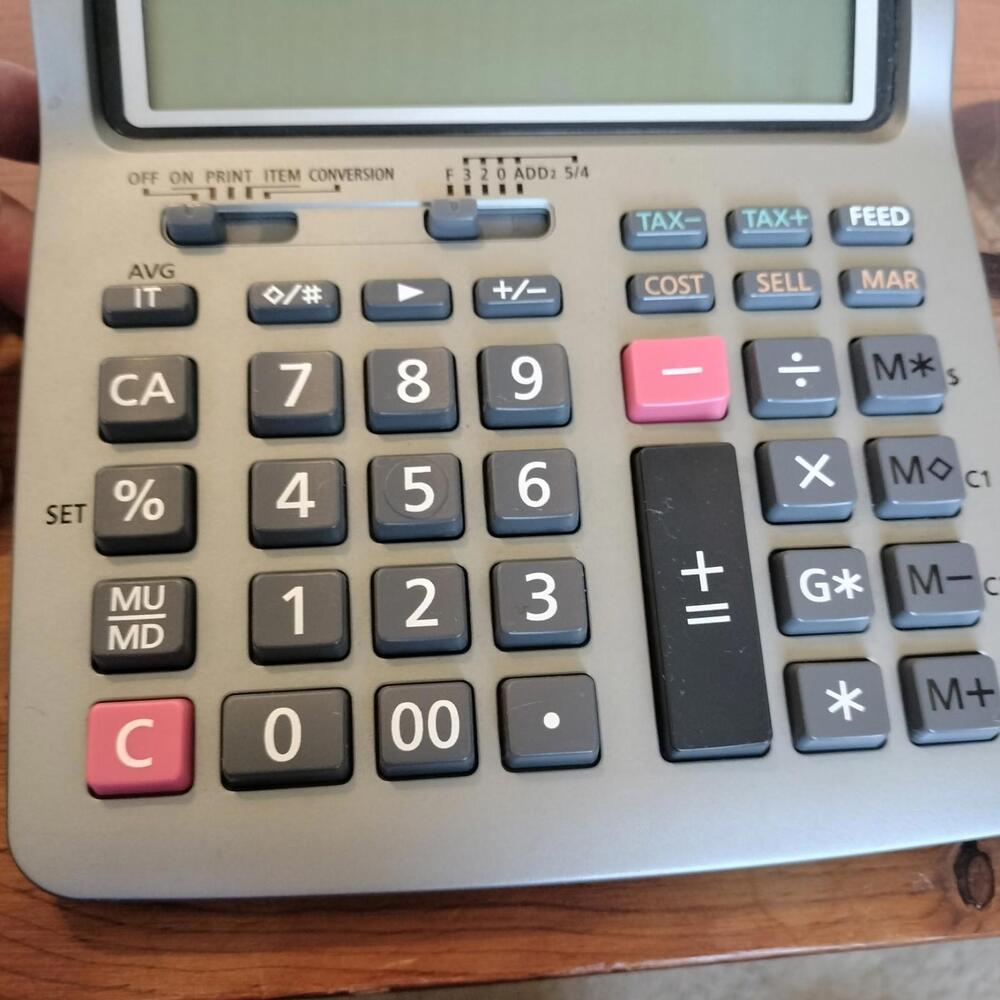 Casio HR-100TM  Printing Calculator Tested‎